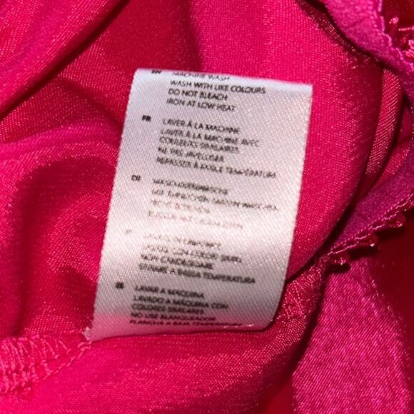 Satini Large Hot Pink Satin Shorts Sleep Pajamas Women - Picture 4 of 7